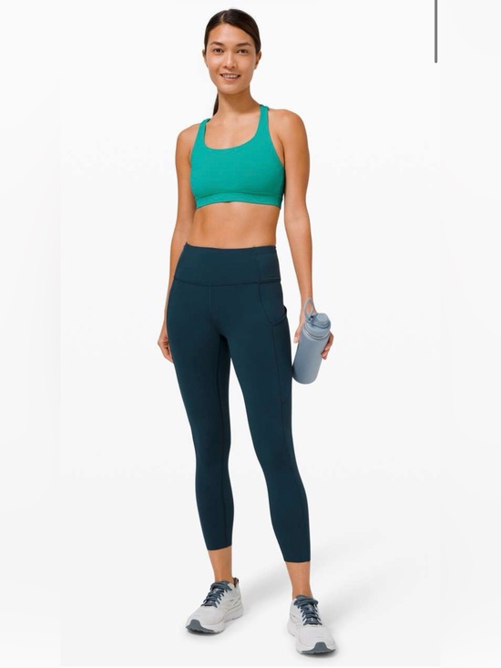 lululemon athletica Tops - Lululemon Energy Bra Medium Support, B–D Cup Intense Teal Size 8